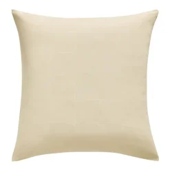 Parure de lit en coton lavé motif carreaux jacquard