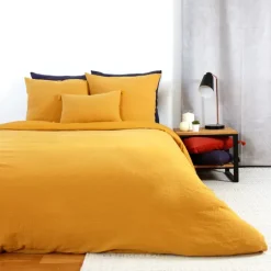 Parure de lit en double gaze de coton