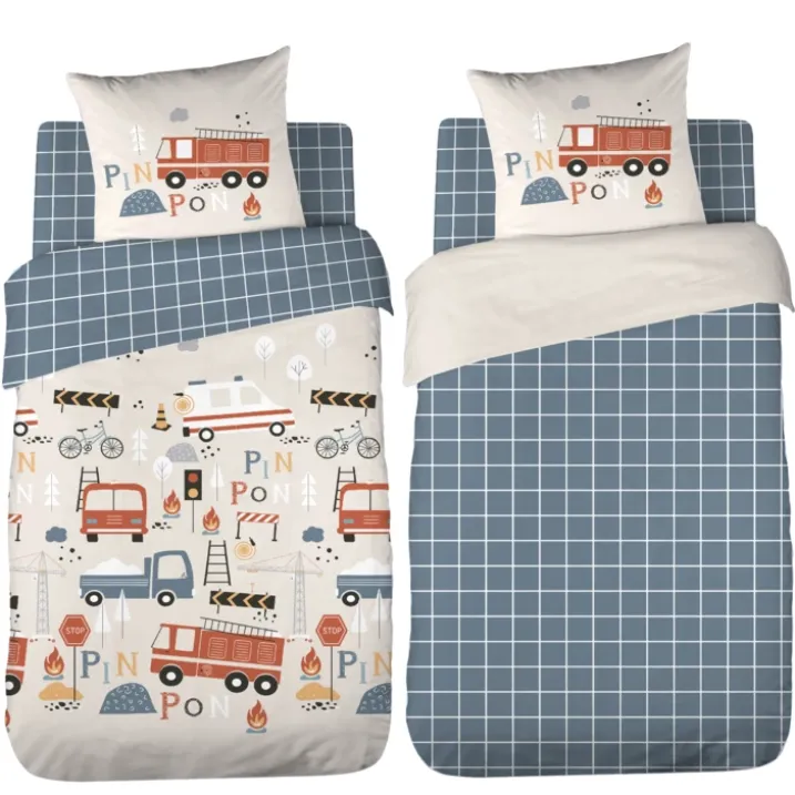 Parure de lit enfant Pompier