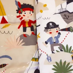 Parure de lit enfant réversible Pirates / Indiens