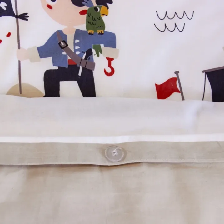 Parure de lit enfant réversible Pirates / Indiens