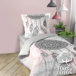 Parure de lit mandala et attrape-rêve