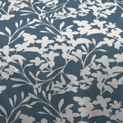 Parure de lit 3 pièces en coton imprimé floral housse + taies