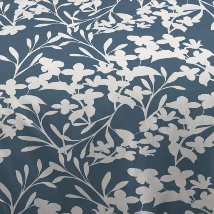 Parure de lit 3 pièces en coton imprimé floral housse + taies