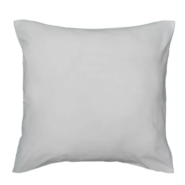 Parure de lit 3 pièces en microfibre unie lavée housse + taies