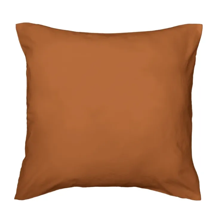 Parure de lit 3 pièces en microfibre unie lavée housse + taies