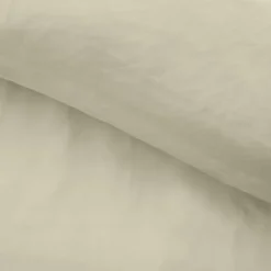 Parure de lit 3 pièces en microfibre unie lavée housse + taies