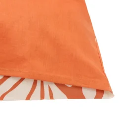 Parure de lit 3 pièces imprimée en coton à motif végétal