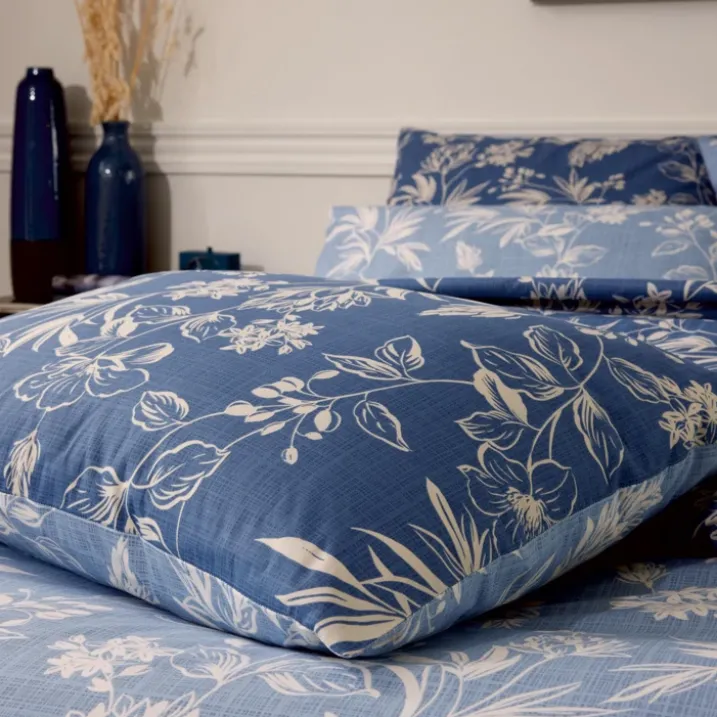 Parure de lit 2 pièces percale de coton végétal housse de couette + taie