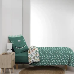 Parure de lit 2 Pièces Réversible Dinosaure