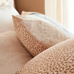 Parure de lit réversible en coton imprimé patchwork