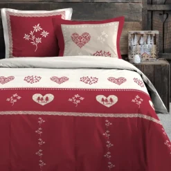 Parure de lit style montagne chaleureuse