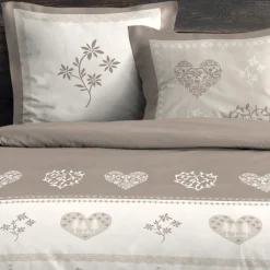 Parure de lit style montagne chaleureuse