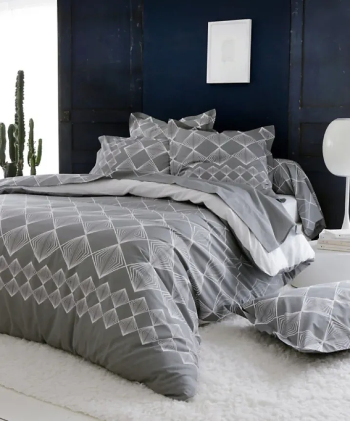 Parure Housse de Couette FOREVER GRIS