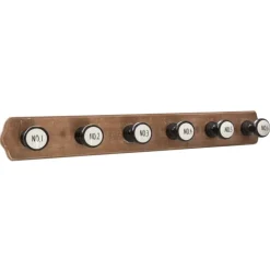 Patère en bois 6 accroches