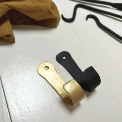Patère style industriel brut