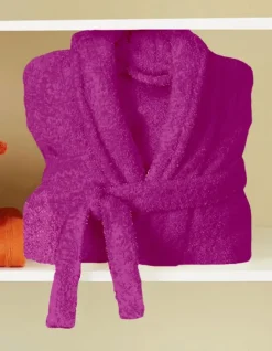 Peignoir de bain uni et coloré