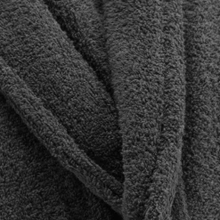Peignoir uni à col châle