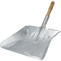 Pelle en acier galvanisé avec manche bois