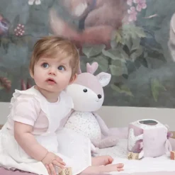 Peluche faon de 30 cm esprit enchanté