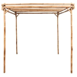 Pergola en bambou