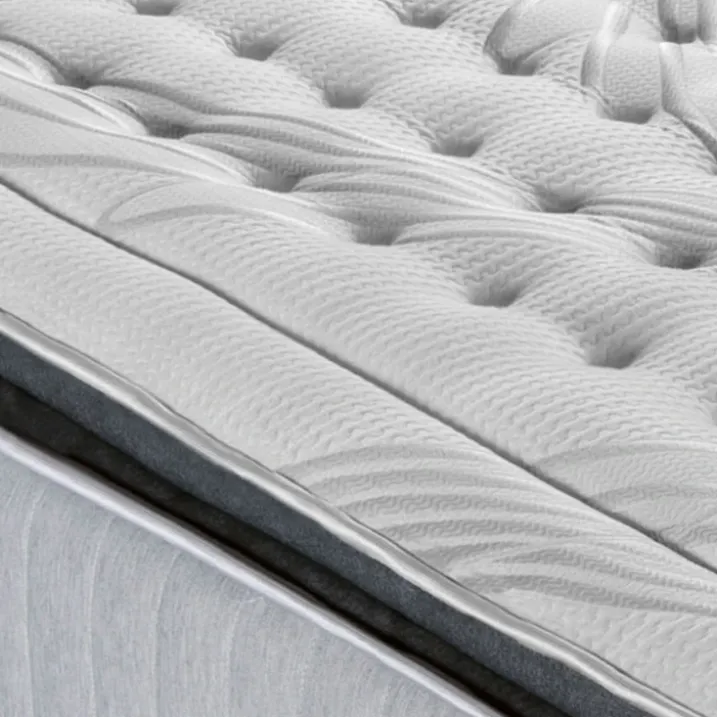 PHIGALIE - Matelas ressorts ensachés + sommier bois