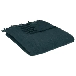Plaid effet mohair ultra doux
