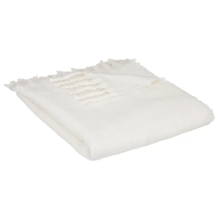 Plaid effet mohair ultra doux
