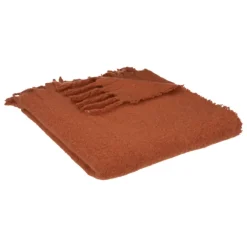Plaid effet mohair ultra doux