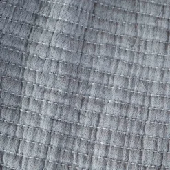 Plaid en coton lavé matelassé boutis