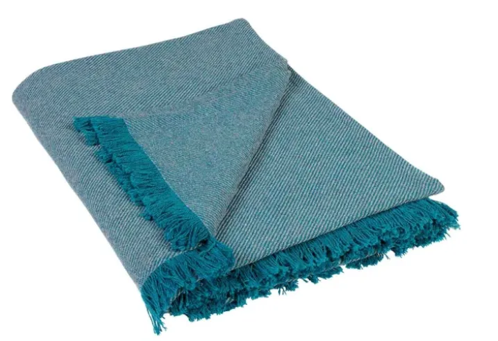 Plaid Original Frangé sur les Côtés