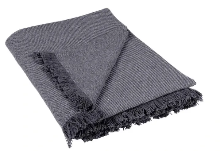 Plaid Original Frangé sur les Côtés