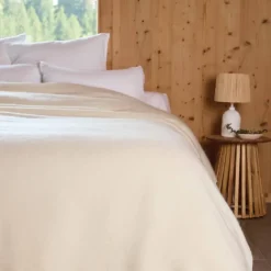 Plaid ou couverture chaude laine et mohair