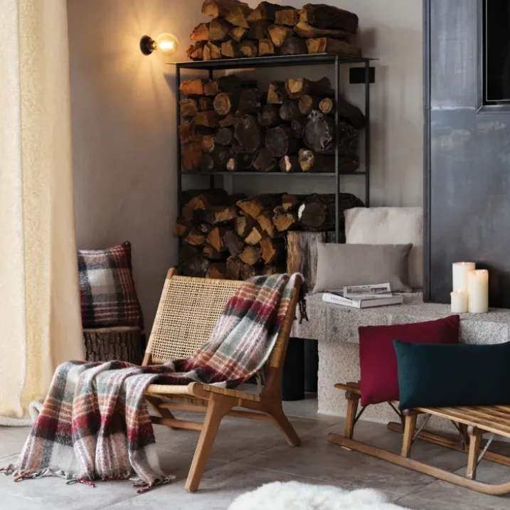 Plaid tartan Ecossais effet mohair