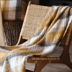 Plaid tartan Ecossais effet mohair