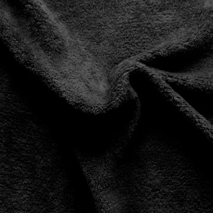 Plaid uni en polaire molletonnée