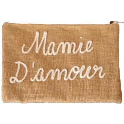 Pochette Jute "Mamie d'amour"
