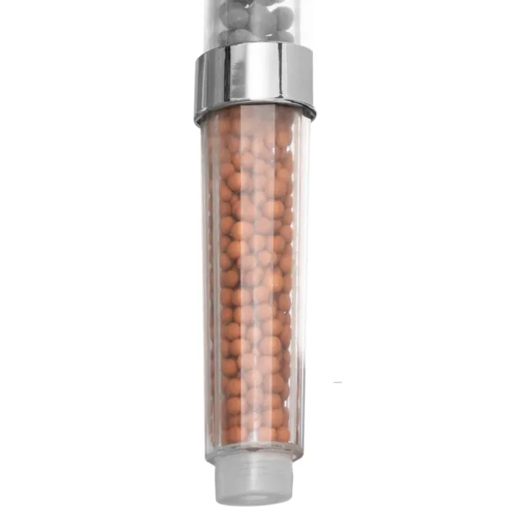 Pommeau de douche filtrant avec billes