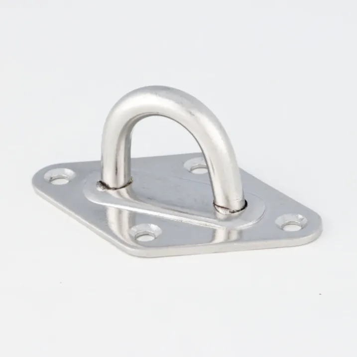 Pontet en inox 8 mm pour fixation voile d’ombrage