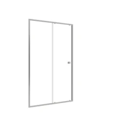 Porte de douche coulissante extensible minimaliste