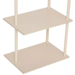 Porte manteau sur pied avec étagères de rangement