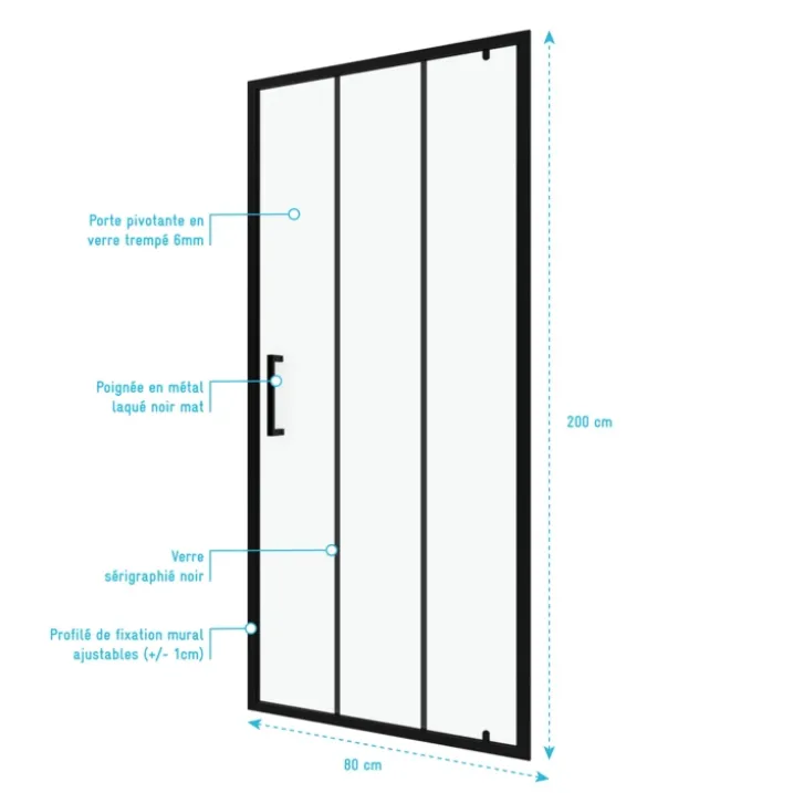 Porte pivotante Factorx