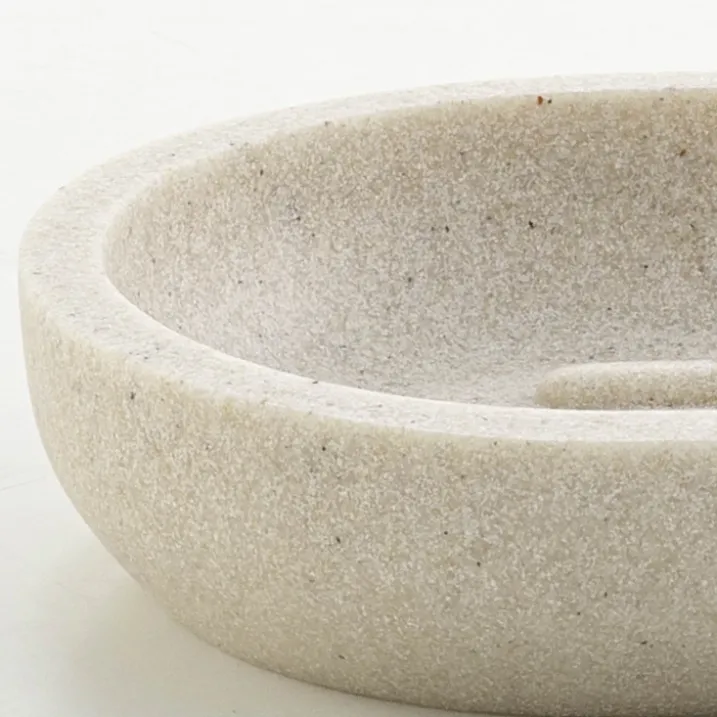 Porte-savon effet granite salle de bain