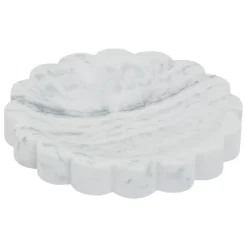 Porte-savon effet marbre en résine