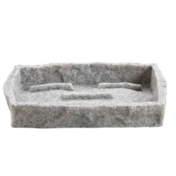 Porte-savon effet minéral salle bain