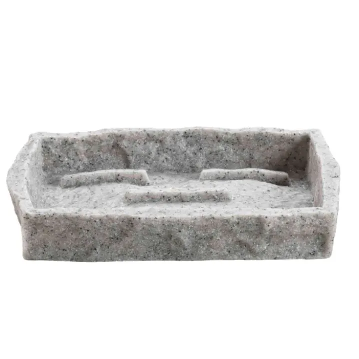 Porte-savon effet minéral salle bain