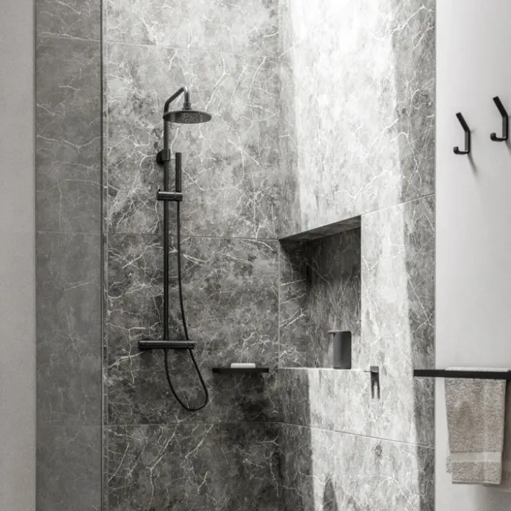 Porte-serviettes double mural
