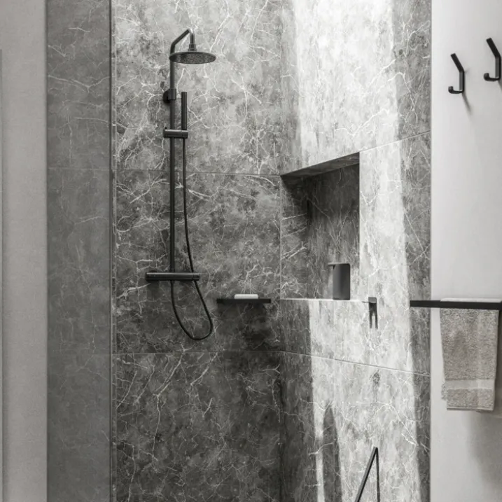 Porte-serviettes double mural