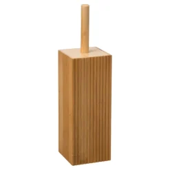 Pot et brosse wc en bambou