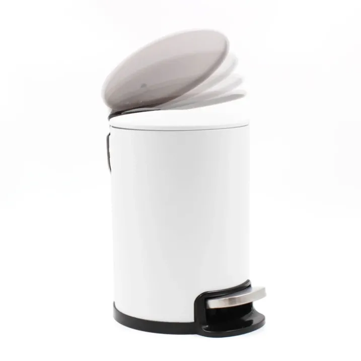 Poubelle de salle de bain métal mat